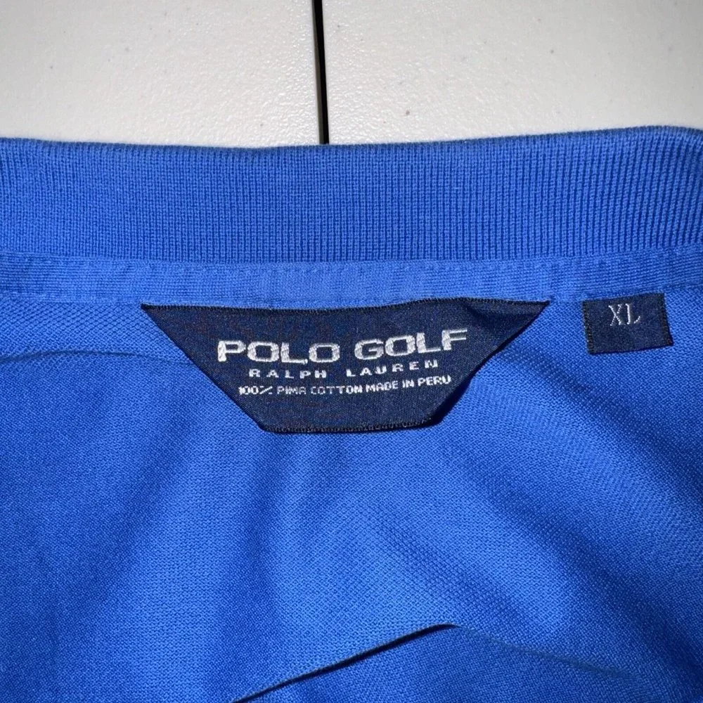 Polo Golf‎ Ralph Lauren Polo Mens XL 100% Pima Cotton Short Sleeve